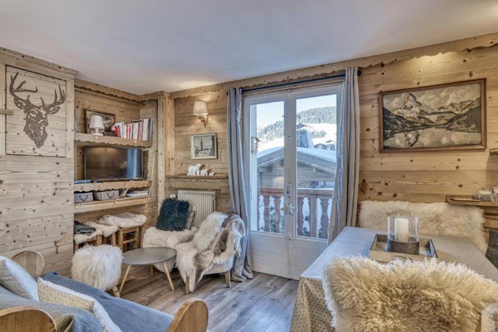 Tres Bel Appartement Avec Parking Gratuit Megève Exterior foto